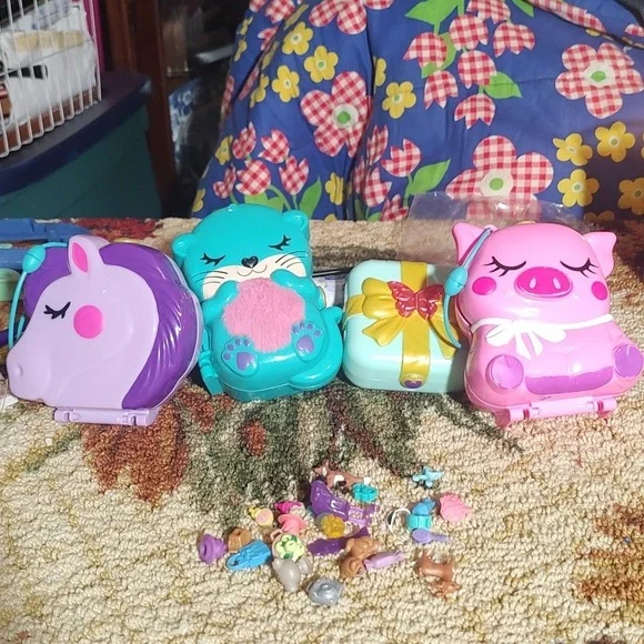 Polly Pocket Se Of 4t Includes 41 Accessories - Picture 7 of 7